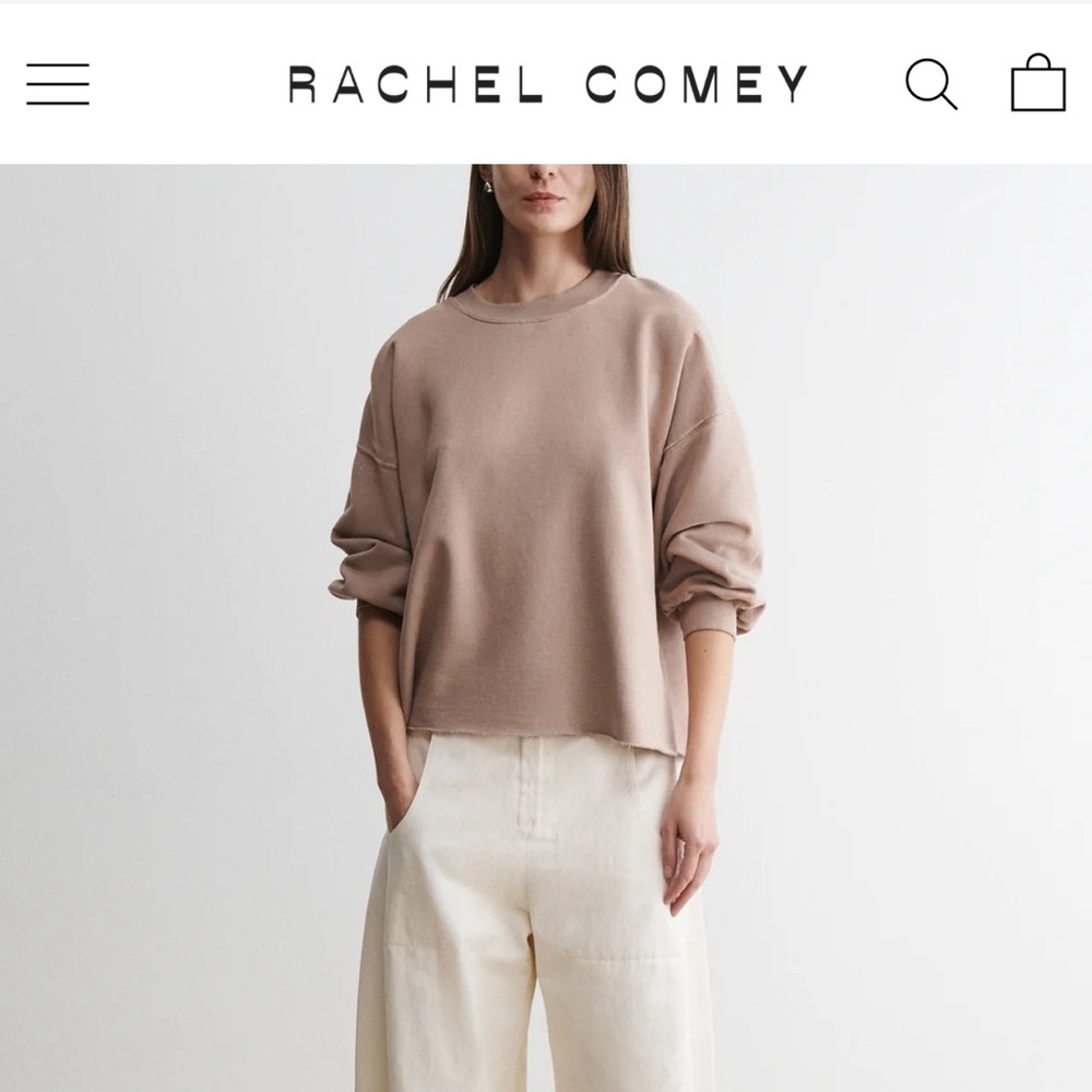 Rachel Comey Fond Sweatshirt in Bark